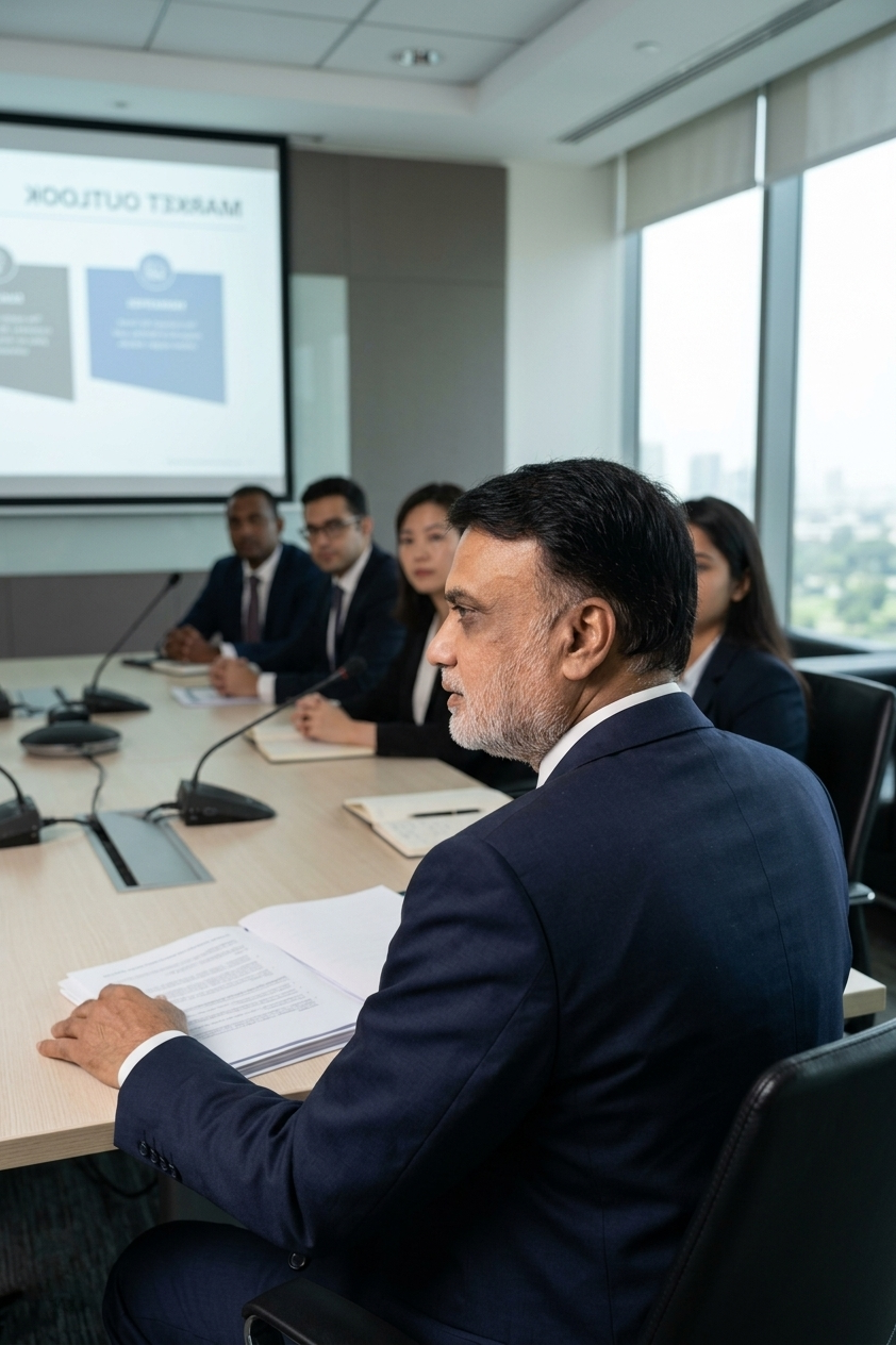 NK Najmee in a business meeting setting